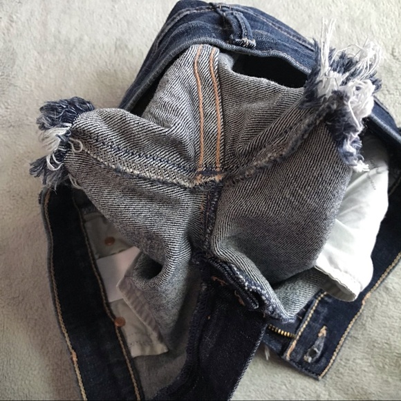 MOTHER The Charmer Fray Patch Shorts Girl Crush 24 - Picture 12 of 15